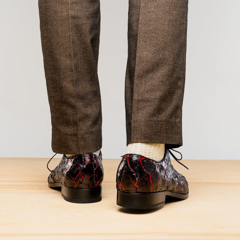 Marco_Di_Milano Olivieri Blackcherry Leather Shoe