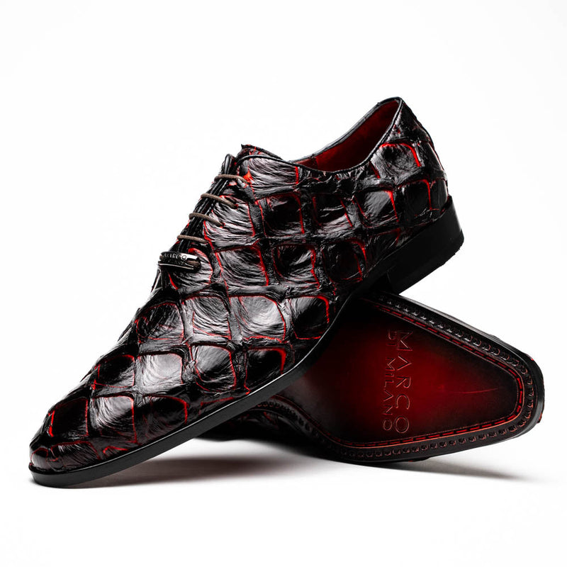 Marco_Di_Milano Olivieri Blackcherry Leather Shoe