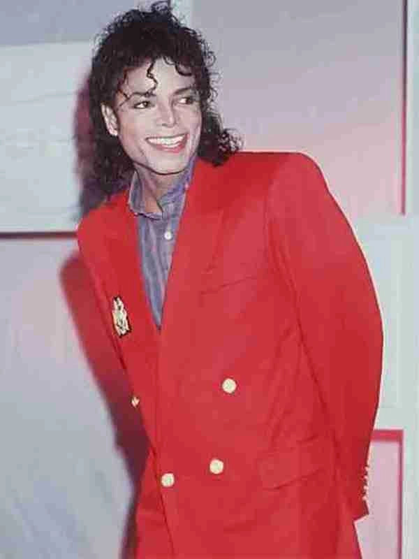 Men’s Red Suit Michael Jackson Award Ceremony Inspired Jacket – Classic Double Breasted Formal Suit , Stylish Party Dinner Jacket, Vintage Stage Wear