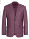 Men’s Berry Mauve Blazer – Classic 2-Button Wedding, Business and Smart-Casual Sport Coat in light purple lavender color