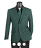 Menâs Hunter Green Blazer â Classic Two Button Sport Coat for Wedding & Formal Wear