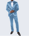 Menâs Powder Blue Satin Tuxedo â Light Blue Wedding & Prom Tuxedo Suit