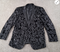 Menâs Black Velvet Sequin Swirl Dinner Jacket â Blazer Paisley Sparkly