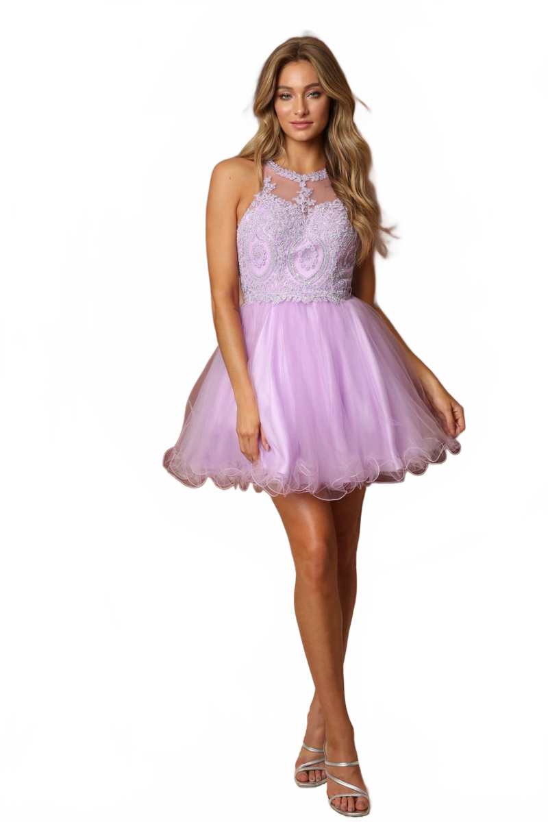 Nox Anabel B652 Lilac Dama Quinceanera Dress Quince Outfit