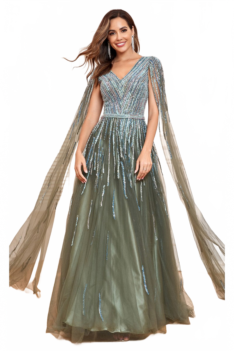 High Couture NR2306 Long A Line Formal Evening Dress