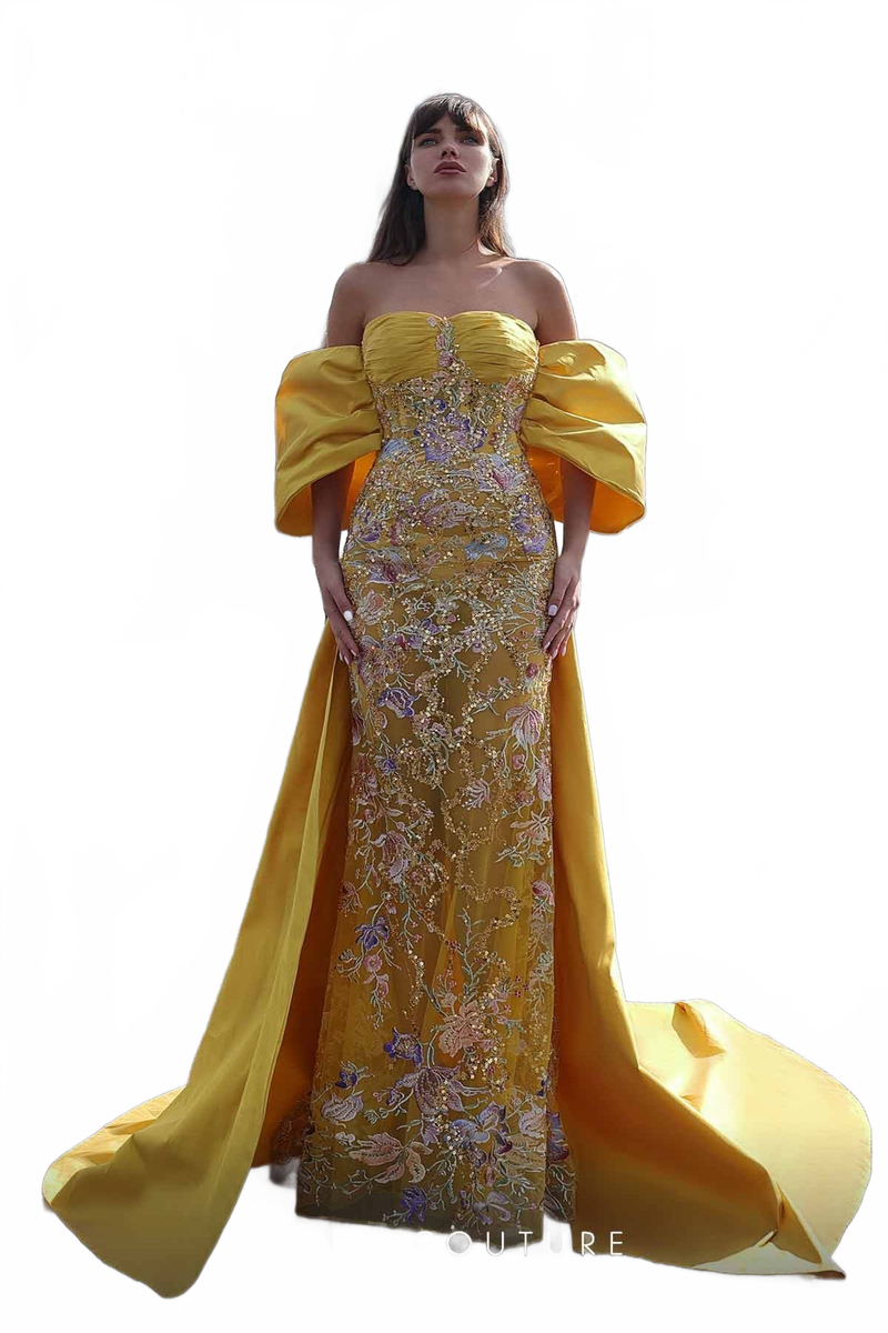 MNM Couture K4011 Red Gown with Couture Detailing