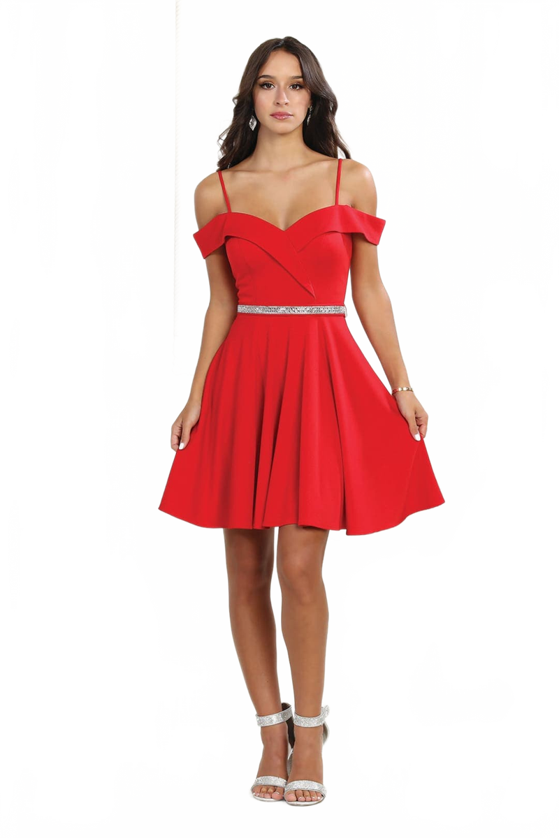 Dama Dresses for Quinceanera in Red Style MQ1916 Quince Outfit