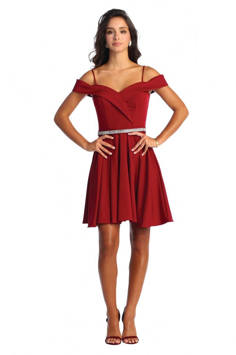 Dama Dresses for Quinceanera in Burgundy Style MQ1916 Quince Outfit