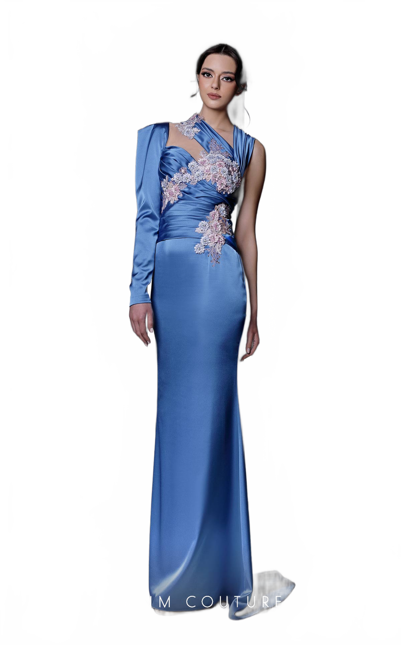 MNM Couture K3986 Royal Blue Evening Gown – Sophisticated Formal Dress