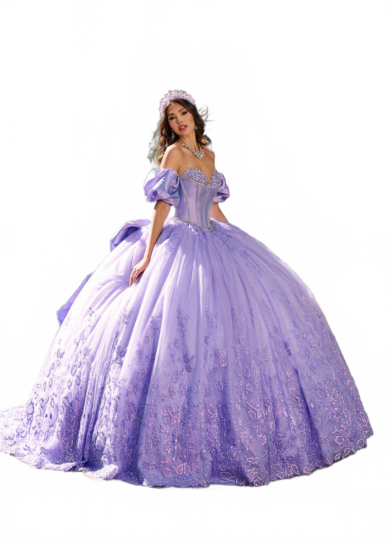 Rachel Allan RQ1142 Beaded Strapless Quinceanera Dress