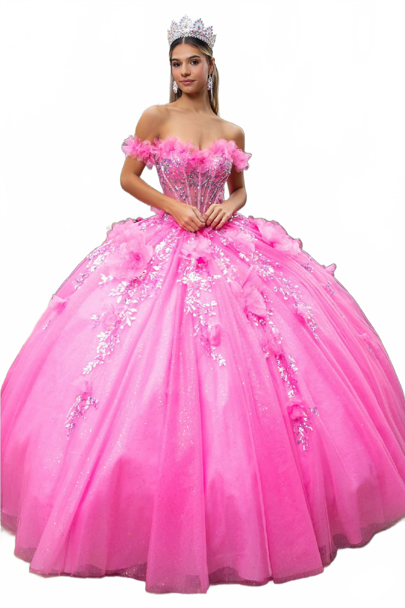 Off Shoulder Corset Ball Gown by GLS Gloria GL3547