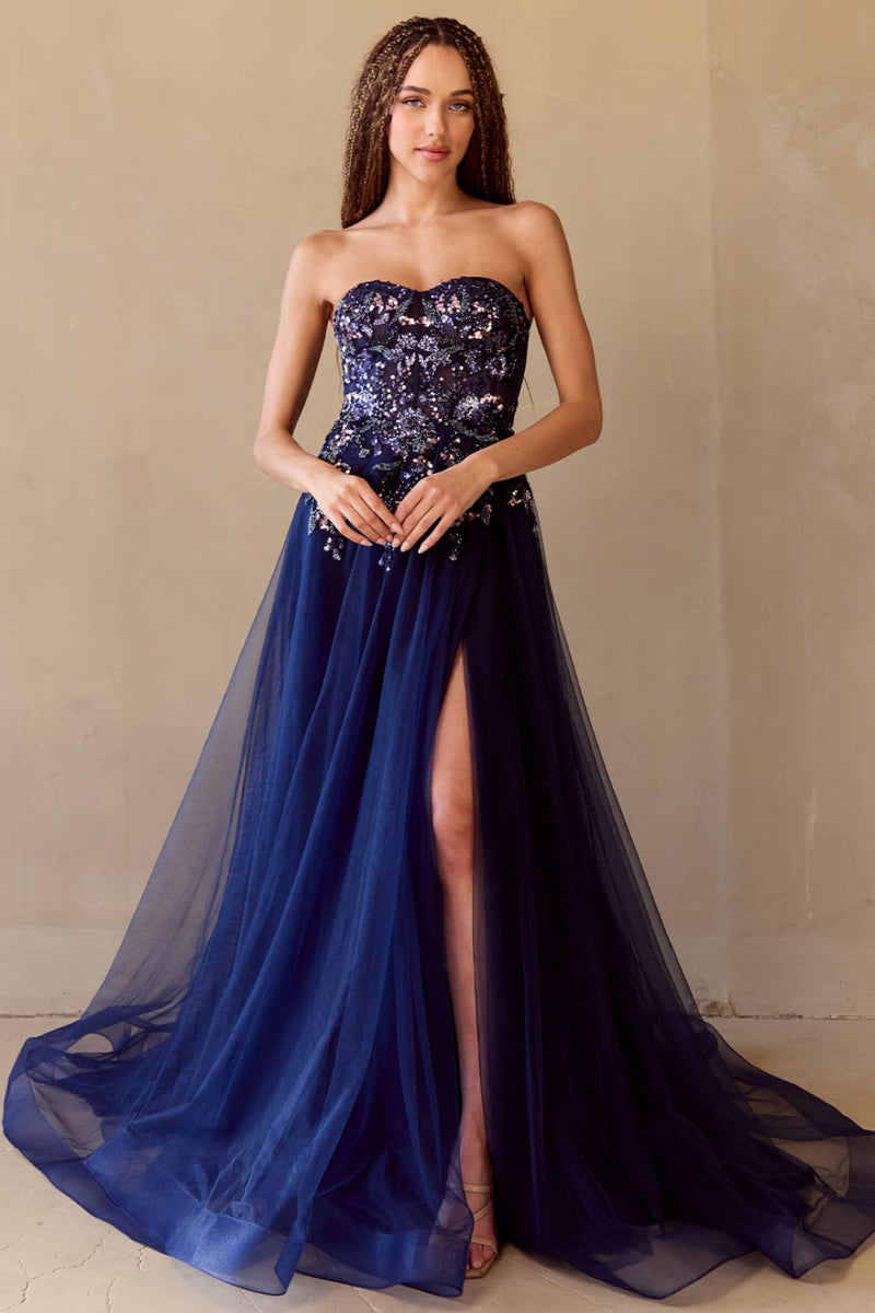 Pageant Dress Sweetheart A-Line Formal Gown By Amelia Couture 4031