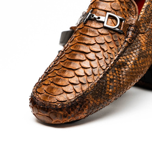Marco_Di_Milano Pia Cognac Leather Luxury Shoe