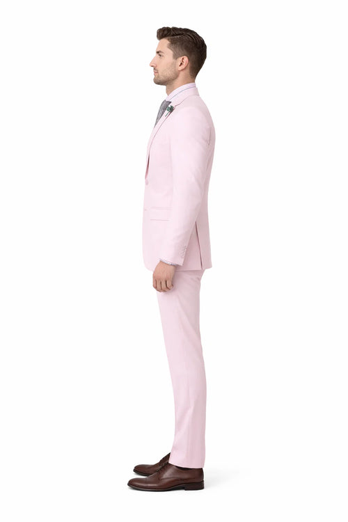 Pink Seersucker Suit