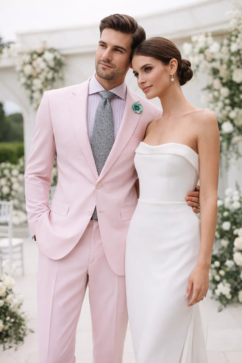 Pink Seersucker Suit