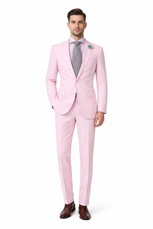 Pink Seersucker Suit