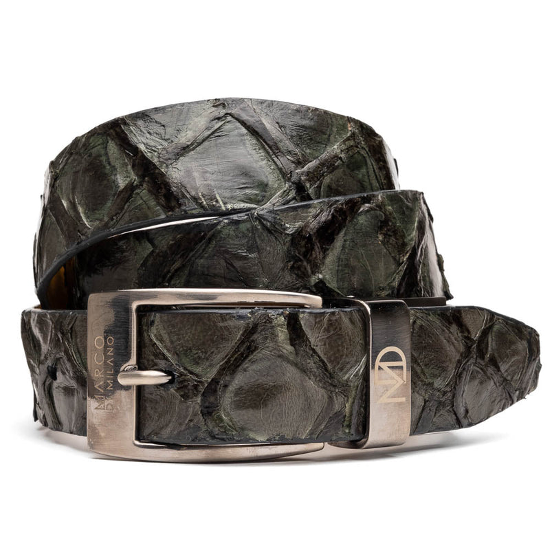 Marco Di Milano Olivieri Belt Gray Luxury Shoe