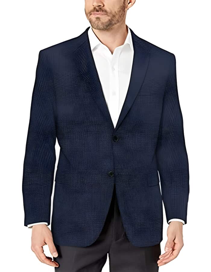 Mens 56 Long Sport Coat Navy Color Sport Coat