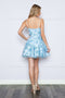Poly USA 9190 A-line Glitter Short Semi Formal Party Dama Dress