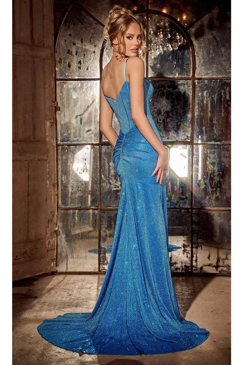Portia and Scarlett PS24178 -long- Beaded Sweetheart Prom Dress for Classic Glamour