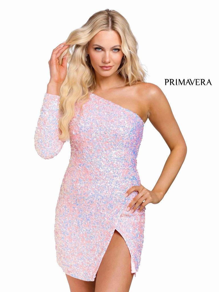 Primavera Couture 3860 - Sequin Beaded Homecoming Dress