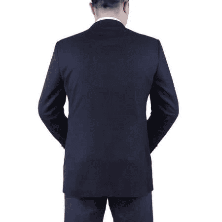 Wholesale Mens Jackets - Wholesale Blazer -Navy Blue Brass Buttons Blazer