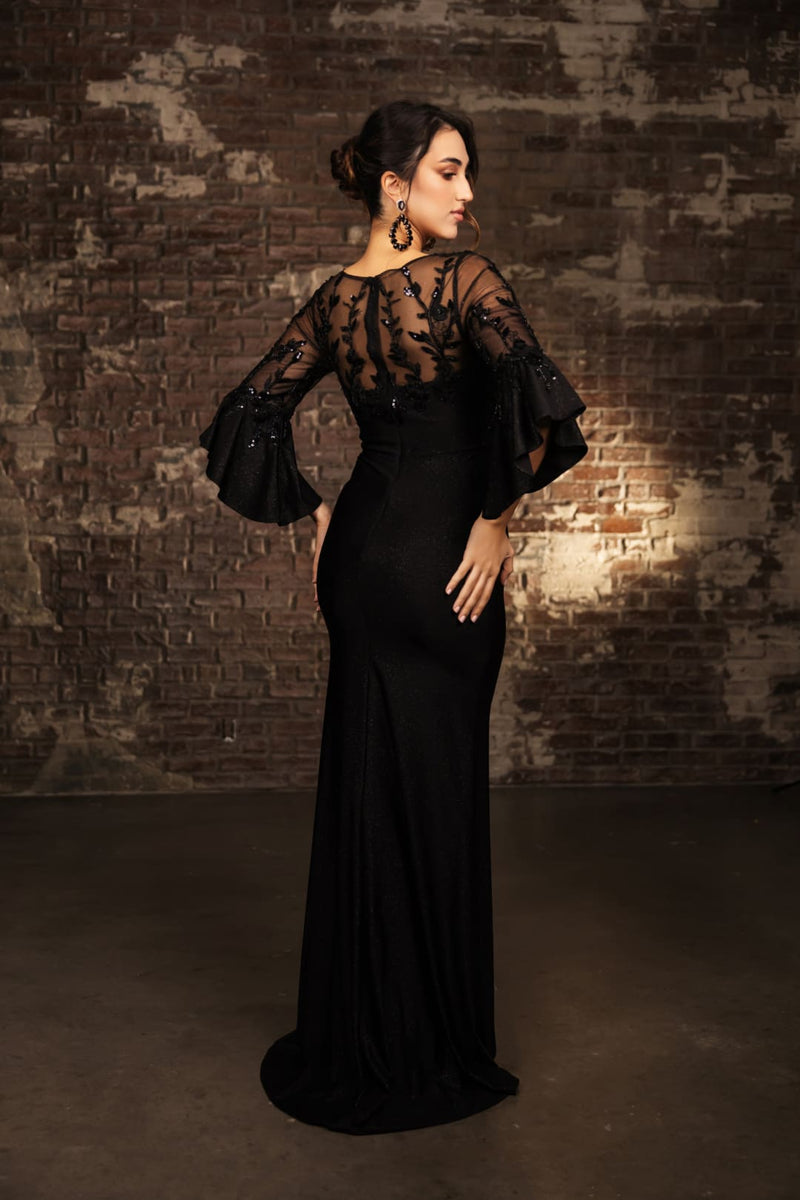 Mother Of Groom Dress V-Neck Sheath Formal Gown By May Queen MQ2163