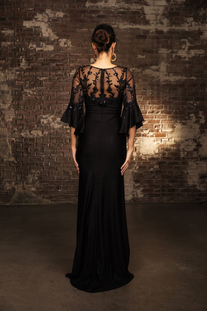 Mother Of Groom Dress V-Neck Sheath Formal Gown By May Queen MQ2163