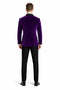 Mens Designer Velvet Tuxedo in Purple