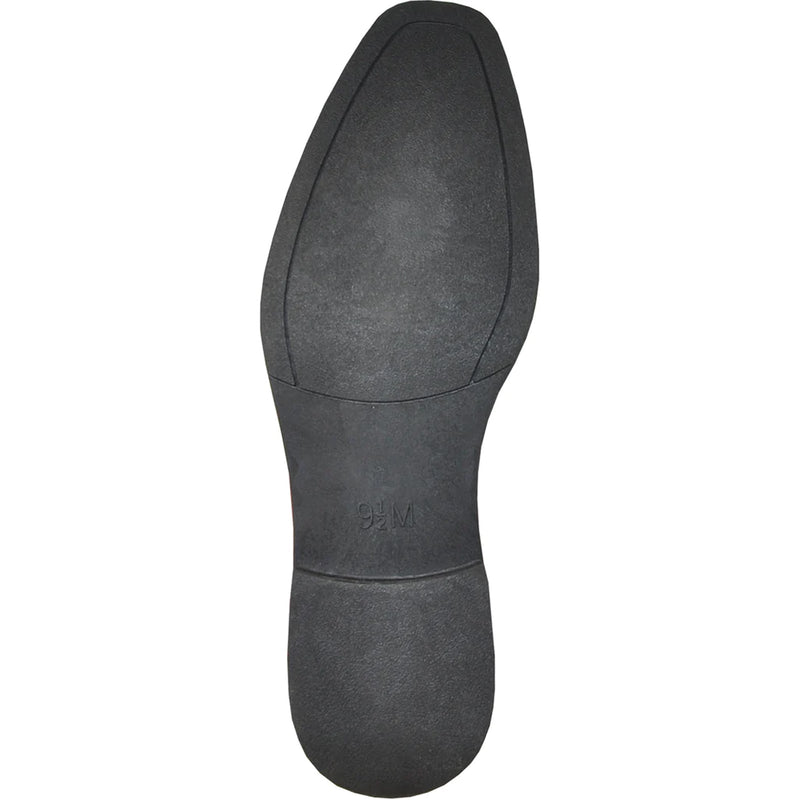 Bravo Mens Vegan Suede Wedding & Prom Slip On Loafer Dress Shoe in Black