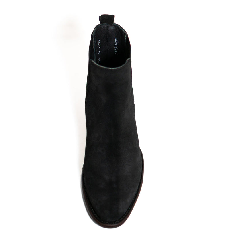 Los Altos Men's Toe Roper Boot Gamuza Black - Gamuza Black