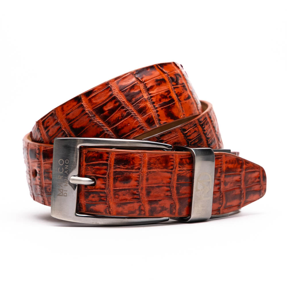 Marco Di Milano Riccardo Belt - Cognac Leather Loafers