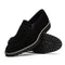 Zelli Roma Versatile Italian Suede Penny Loafers in Black