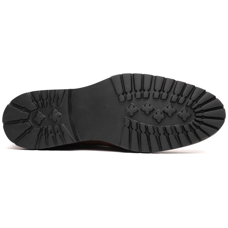Zelli Roma Italian Suede Penny Loafers in a Beautiful Tobacco Finish