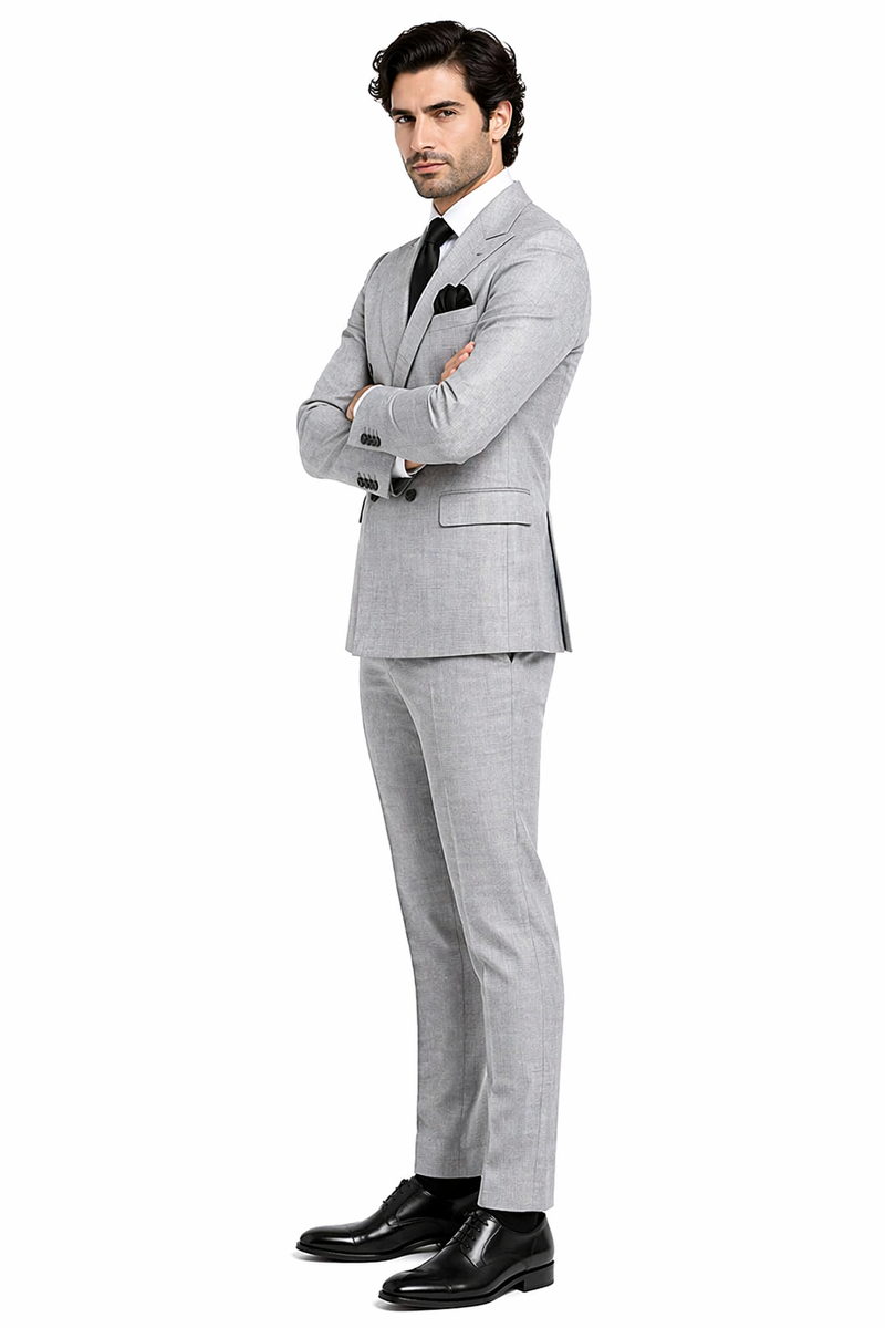 Rossi Man ARTHUR RM2305 Double-Breasted Suit – Elegant Formalwear for Men