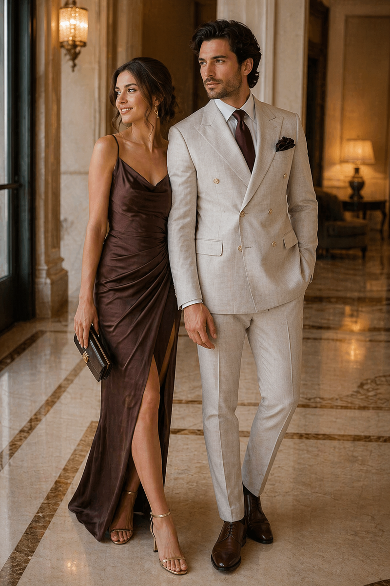 Rossi Man ARTHUR RM2306 Double-Breasted Suit – A Modern Classic for Men