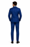 Rossi Man BOND RM1780 Slim Fit 3-Piece Suit – Modern Royal Blue Suit for Men