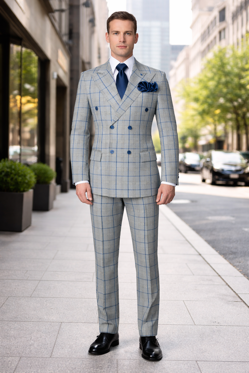 ROSSI MAN DOUBLE BREASTED SUIT ARTHUR RM2322