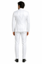 Rossi Man FORD RM1911 – Slim Fit White 3-Piece Suit for Men | Elegant Modern Formalwear