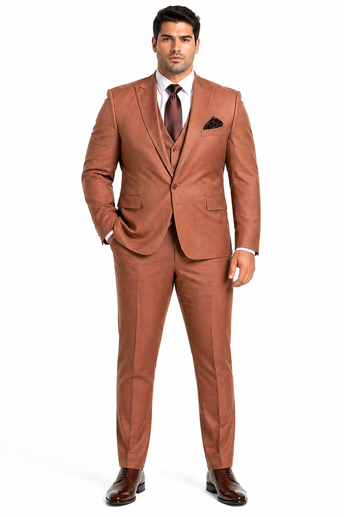 Rossi Man MAX RM1786 Slim Fit 3-Piece Suit – A Modern and Elegant Suit for Men