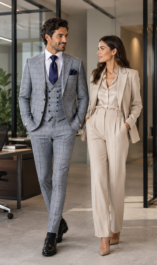 Rossi Man MAX RM1820 Slim Fit 3-Piece Suit – Modern Formal Suit for Men