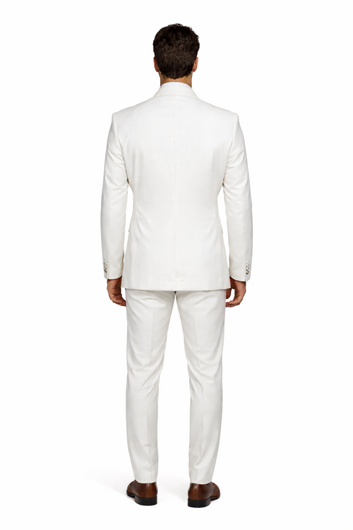 Rossi Man Milano RM1770 – Men's Modern Slim Fit 3-Piece Suit | Formal