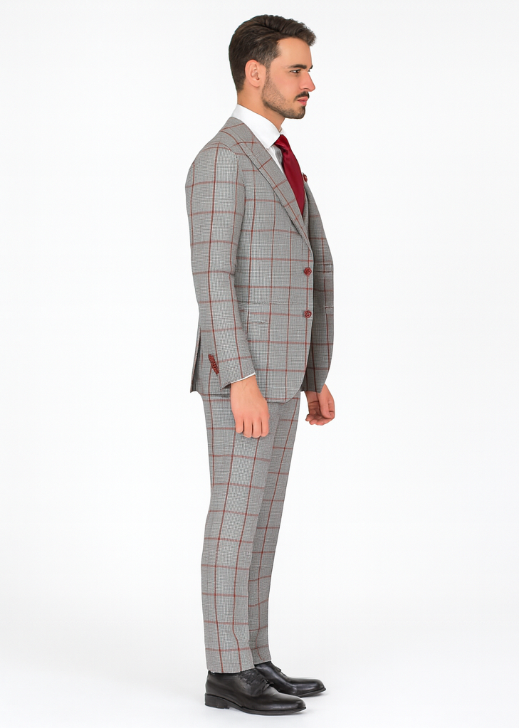 Rossi Man RM1854 Tom Men's Slim Fit Suit for Men