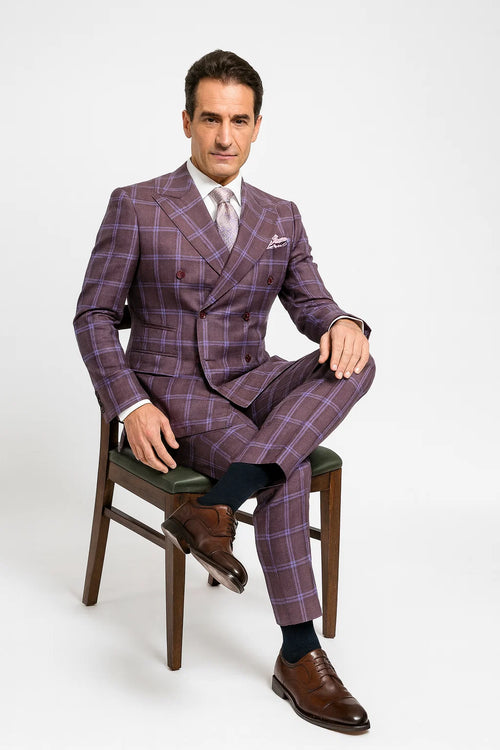 rossiman-plaid-suit-textured-windowpane-pattern-in-gray-and-lavender-double-breasted-design