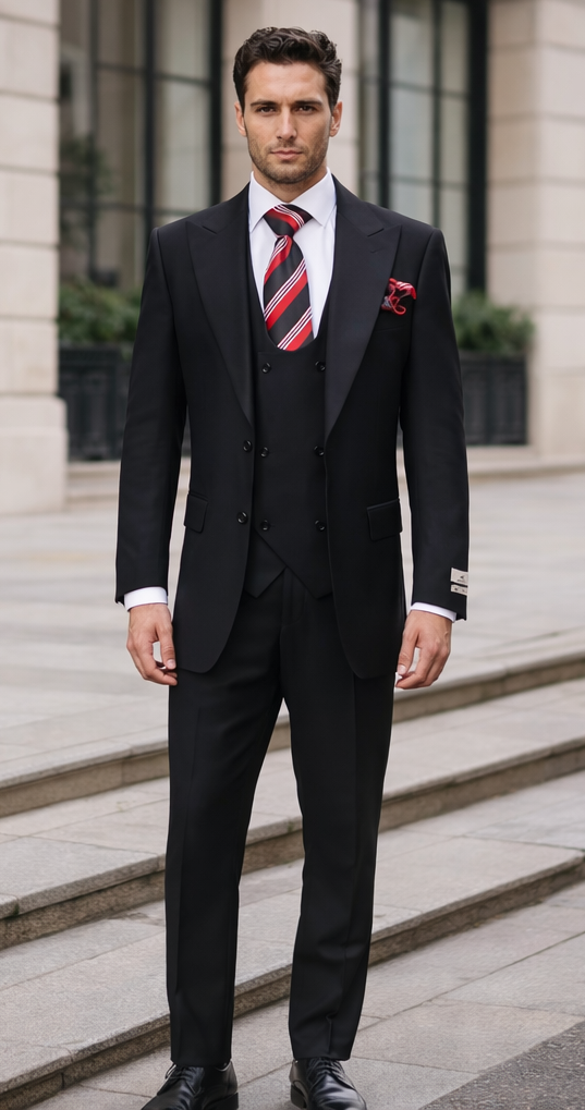 Rossiman Rossi Men's Dress Suit – Premium Tailored Suit for Formal Occasions
