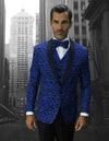 Royal Blue and Gold Tuxedo - AlbertoNardoniStore