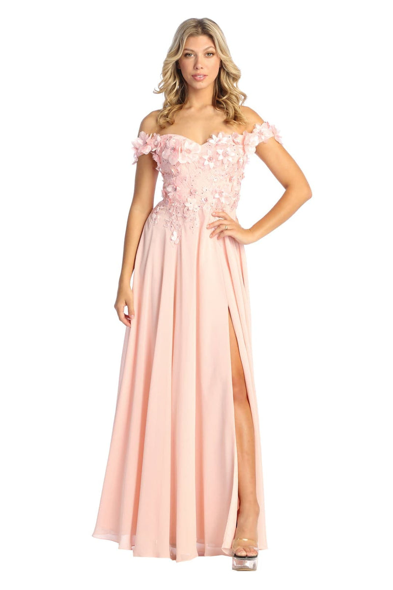 Royal Queen RQ7942 Floral Bridesmaid Dress
