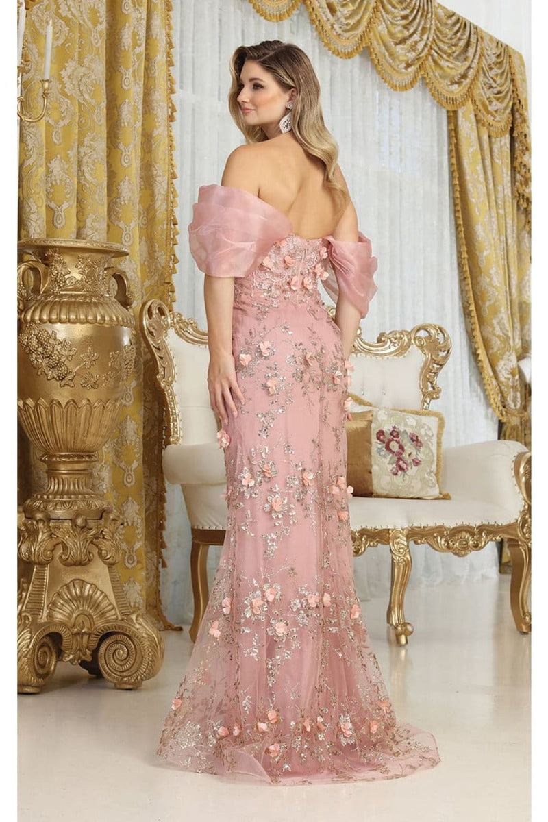Rose Gold Quinceanera Mom Dresses Mother of the Quince Gowns