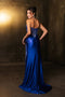 Royal Queen RQ8104 Draped Embellished High Slit Prom Evening Dress