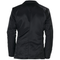 Black Denim Jacket - Western Cowboy Blazer Slim Fitted in Sheen Fabric